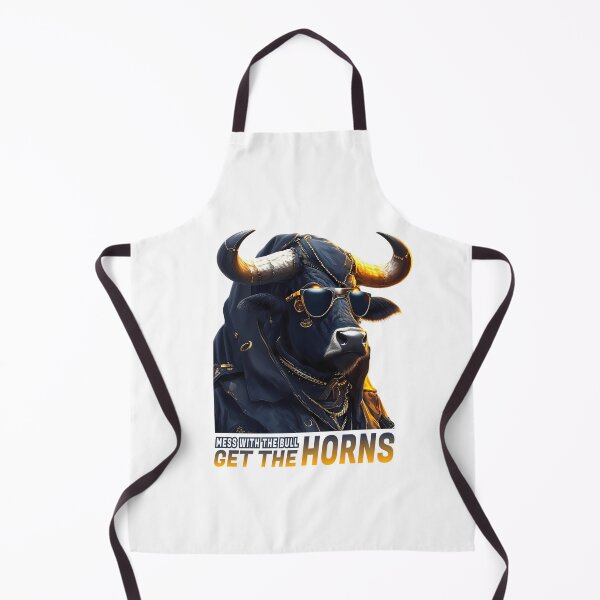 Item preview, Zodiac Taurus Gangster | Fun Quote “Mess with the Bull, Get the Horns” | Fierce Bull designed and sold by MystiqSlav.