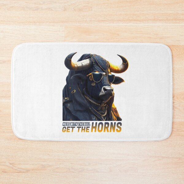 Item preview, Zodiac Taurus Gangster | Fun Quote “Mess with the Bull, Get the Horns” | Fierce Bull designed and sold by MystiqSlav.