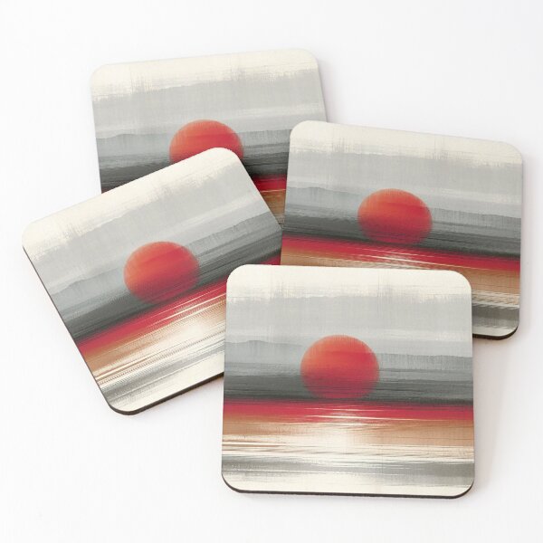 Item preview, Zen Horizon: Earthy Abstract Serenity in Grey designed and sold by mi33x.