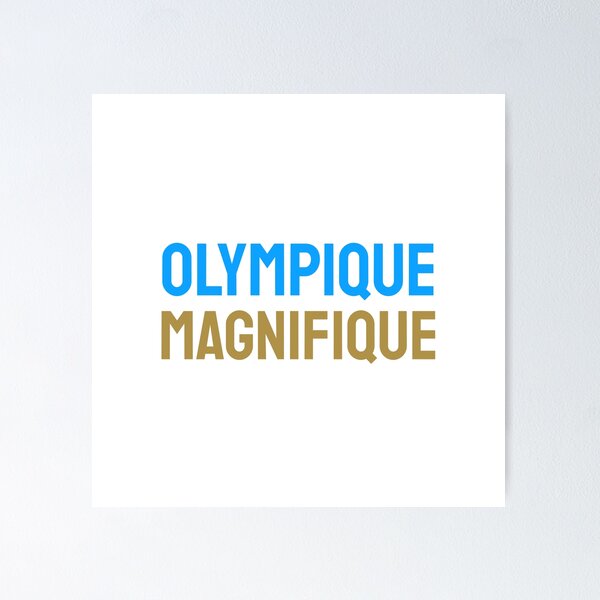 Item preview, Olympique Magnifique blue gold b designed and sold by VRedBaller.