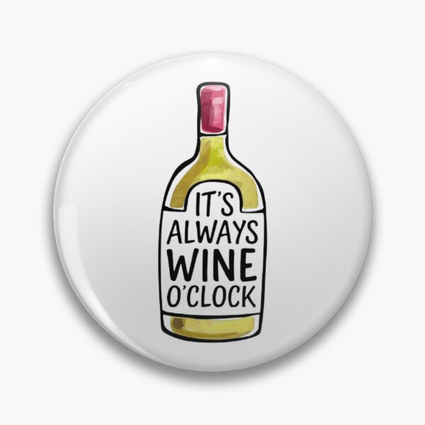 Item preview, Watercolor Wine O'clock designed and sold by ArtQueen777.