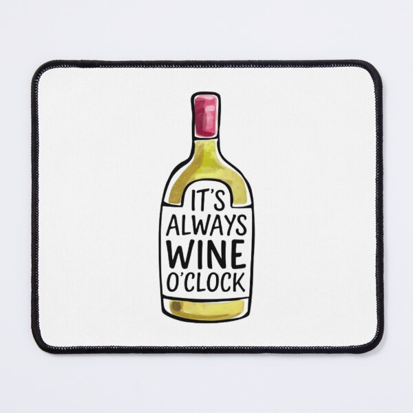 Item preview, Watercolor Wine O'clock designed and sold by ArtQueen777.