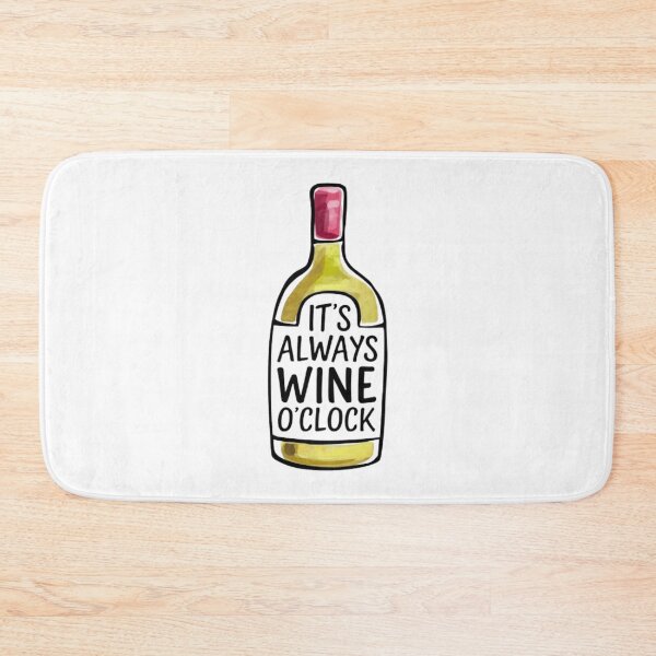 Item preview, Watercolor Wine O'clock designed and sold by ArtQueen777.