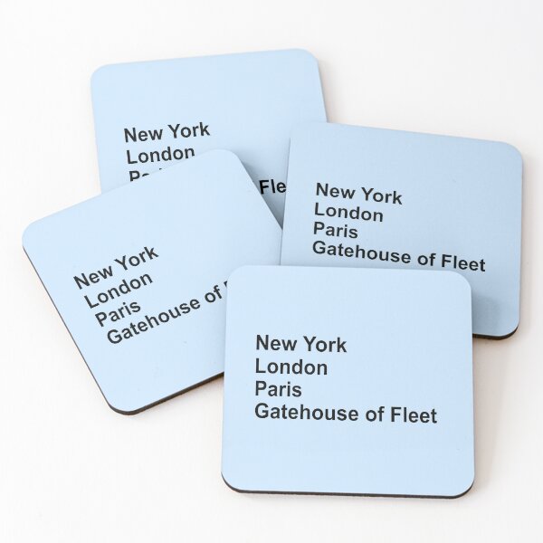 Item preview, New York, London, Paris, Gatehouse of Fleet designed and sold by Jeallan Designs.