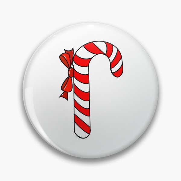 Item preview, Candy canes, candy cane Red, white peppermint candy cane with red bow, cute kawaii designed and sold by Artonmytee.