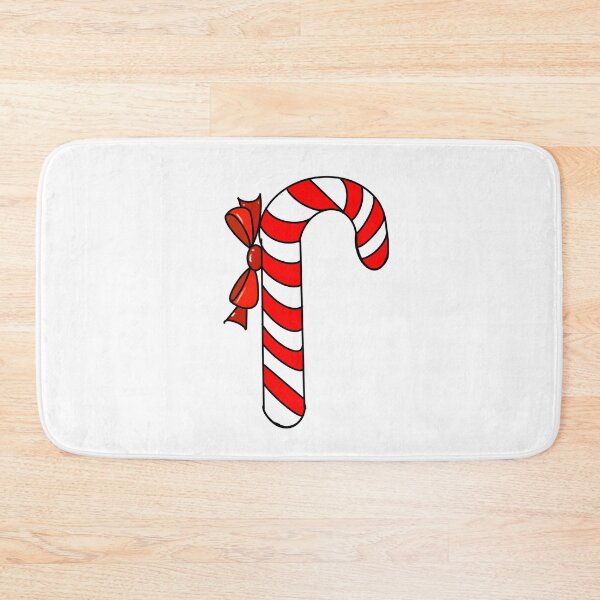 Item preview, Candy canes, candy cane Red, white peppermint candy cane with red bow, cute kawaii designed and sold by Artonmytee.