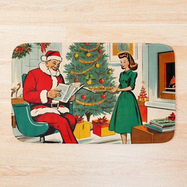 Item preview, Santa’s Late Night Community Visit with Cookies designed and sold by GrizzlyCollective.