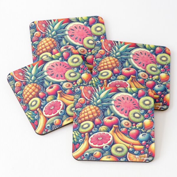 Item preview, Vibrant Fruit Fiesta Pattern designed and sold by lovershirts.
