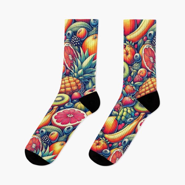Item preview, Vibrant Fruit Fiesta Pattern designed and sold by lovershirts.