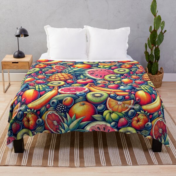 Item preview, Vibrant Fruit Fiesta Pattern designed and sold by lovershirts.