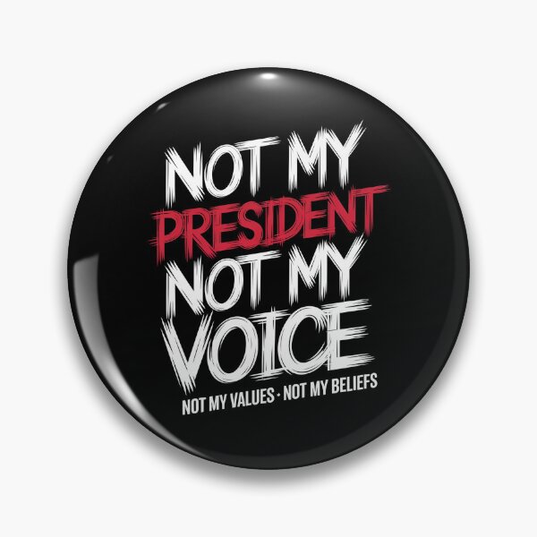 Item preview, Not My President Not My Voice - A great gift for those who boldly stand for their values and speak out against injustice! designed and sold by ZyziowskyArt.