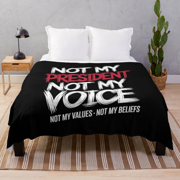 Item preview, Not My President Not My Voice - A great gift for those who boldly stand for their values and speak out against injustice! designed and sold by ZyziowskyArt.