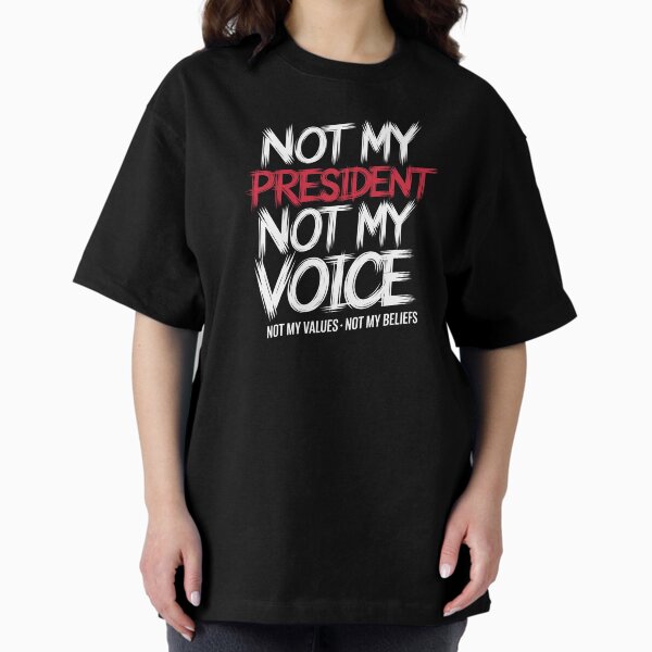 Item preview, Not My President Not My Voice - A great gift for those who boldly stand for their values and speak out against injustice! designed and sold by ZyziowskyArt.