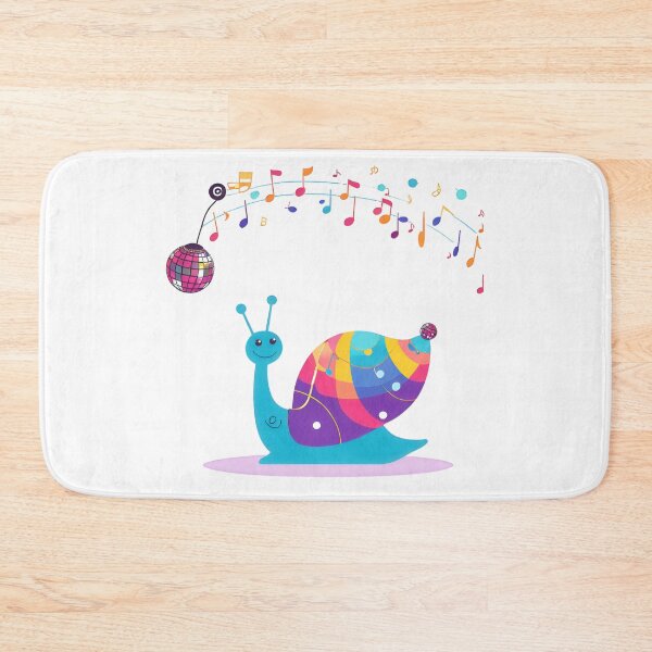 Item preview, Enchanting Snail with a Cupcake Shell and a Dancing Snail Surrounded by Musical Notes designed and sold by Jasava Shop.