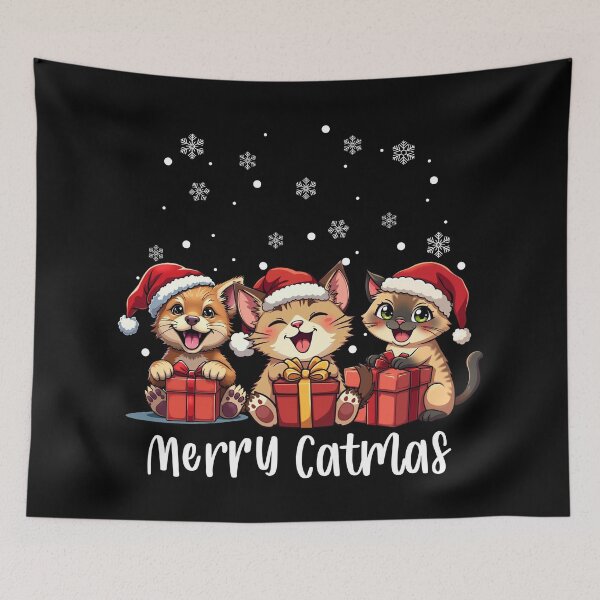 Item preview, Christmas Kitty Cats Merry Catmas designed and sold by Blok45.