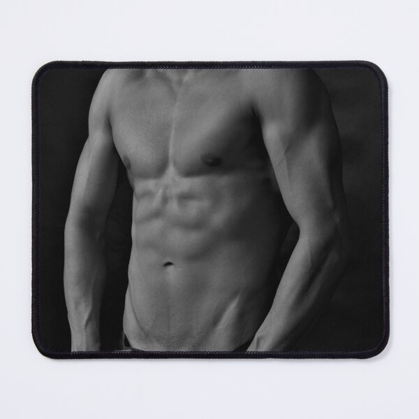 Item preview, Muscular male on black background designed and sold by mARTinCreator.