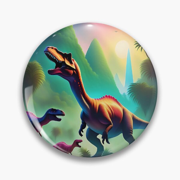 Item preview, Colorful graphic dinosaurs t-shirt design designed and sold by Purr95.