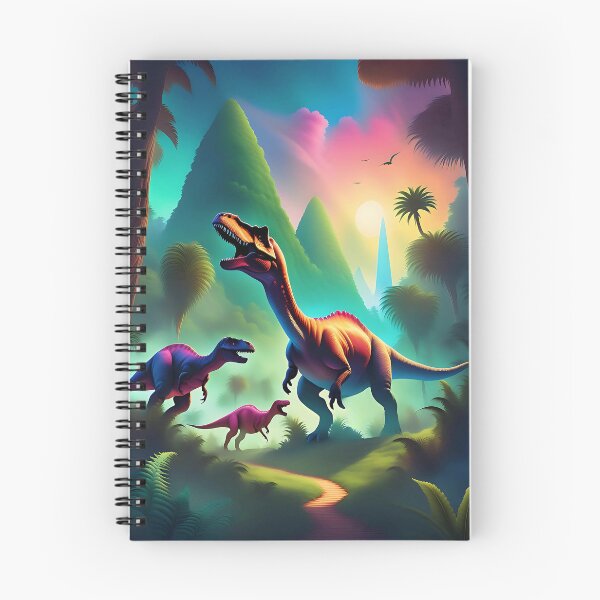 Item preview, Colorful graphic dinosaurs t-shirt design designed and sold by Purr95.