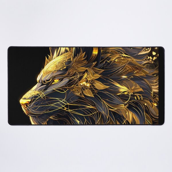 Item preview, Majestic Lyran Creature - Futuristic Golden Beast designed and sold by MystiqSlav.