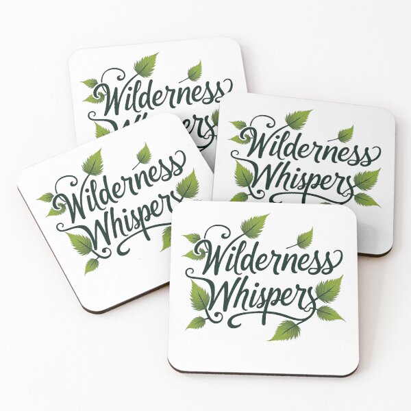 Item preview, Wilderness Whispers: Flowing script in  leaves designed and sold by matjaralbalad.