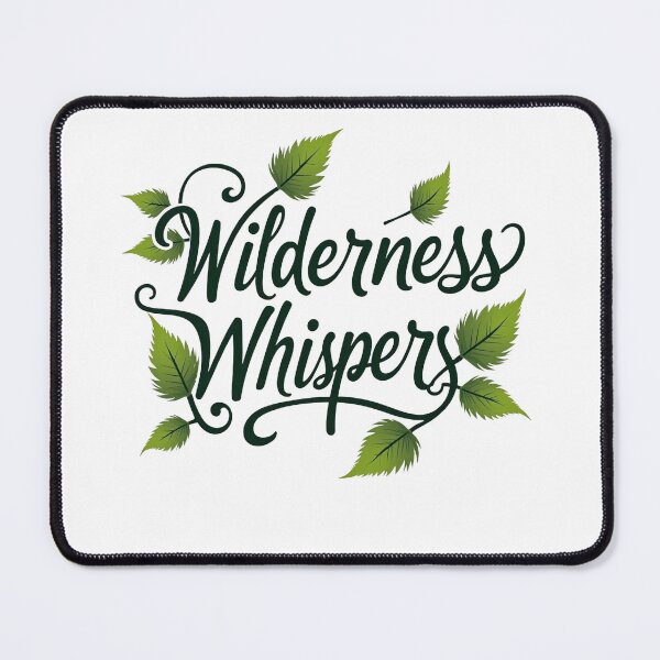 Item preview, Wilderness Whispers: Flowing script in  leaves designed and sold by matjaralbalad.