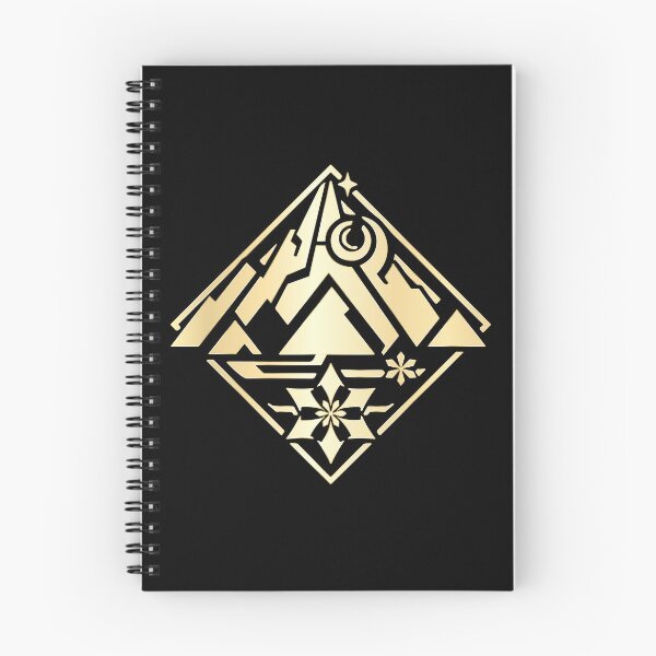 Item preview, Genshin Impact Dragonspine Area Emblem Gold Symbol designed and sold by Kubala Designs.