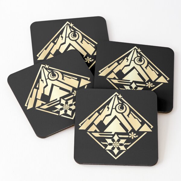 Item preview, Genshin Impact Dragonspine Area Emblem Gold Symbol designed and sold by Kubala Designs.