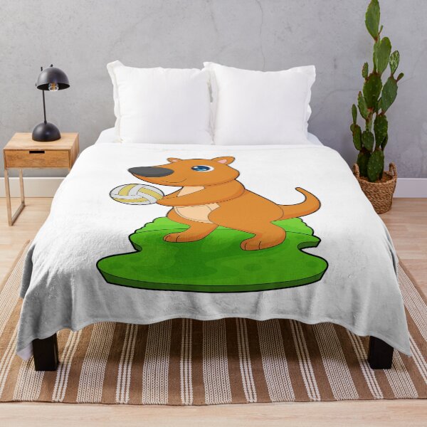 Item preview, Kangaroo Volleyball player Volleyball designed and sold by Snabdesign84.