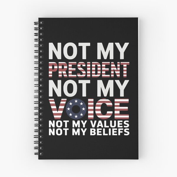 Item preview, Not My President Not My Voice - A great gift for those who boldly stand for their values and speak out against injustice! designed and sold by ZyziowskyArt.