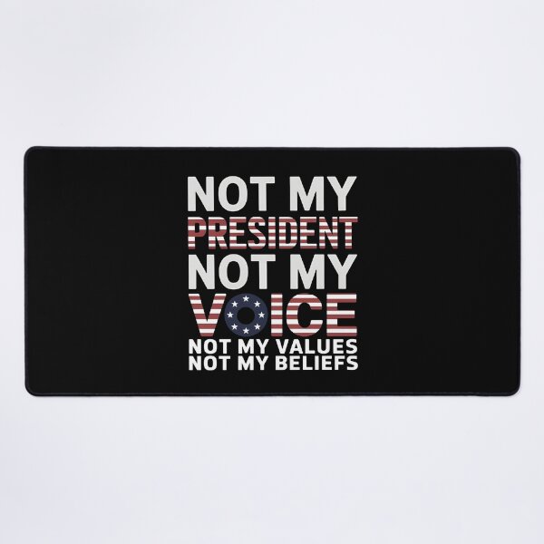Item preview, Not My President Not My Voice - A great gift for those who boldly stand for their values and speak out against injustice! designed and sold by ZyziowskyArt.