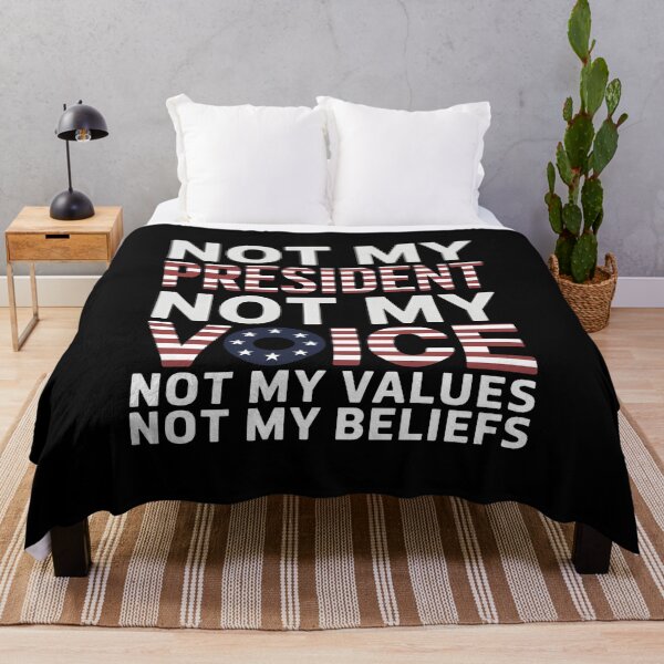 Item preview, Not My President Not My Voice - A great gift for those who boldly stand for their values and speak out against injustice! designed and sold by ZyziowskyArt.
