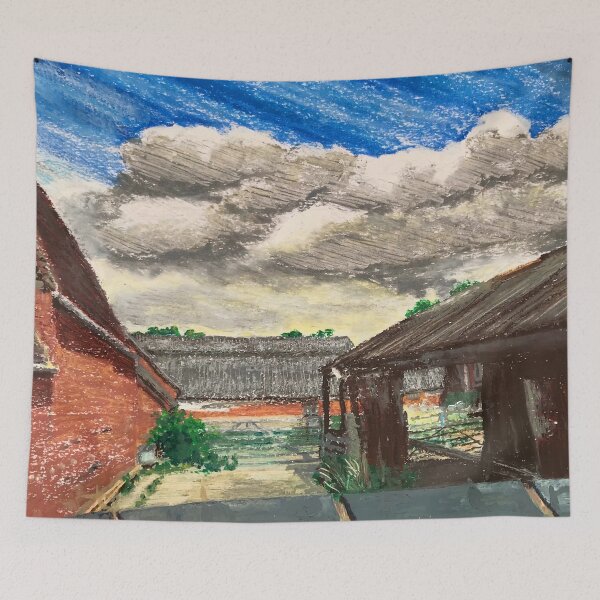 Item preview, Peeking Over the Farmyard Wall 77 designed and sold by Catherine Holland.
