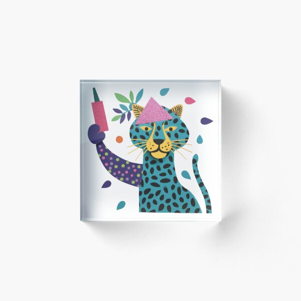 Item preview, Colección de animales lindos, tigre en la fiesta designed and sold by amiplay.