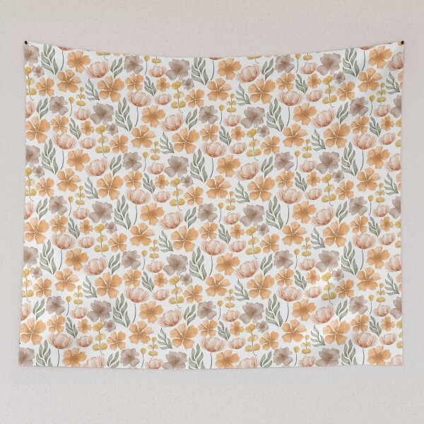 Item preview, Autumn flowers watercolour  designed and sold by Hi465Creative.