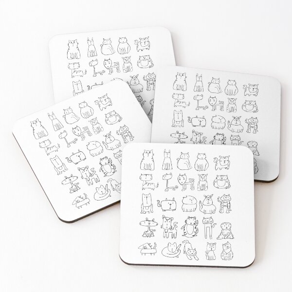 Item preview, Cats Kittens And More Cat Doodles For Cat Kids Moms And Dads designed and sold by brodyquixote.