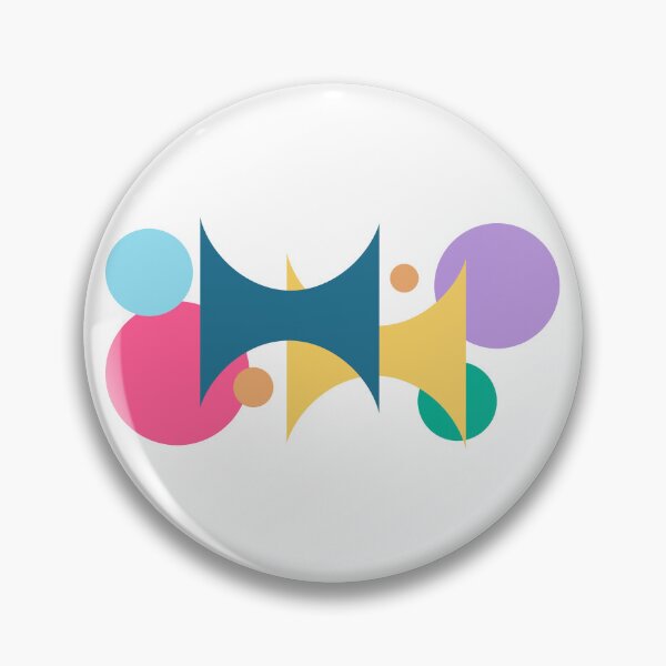 Item preview, Abstract Shapes With Circles With Pastel Colors designed and sold by Henrylizarraga.