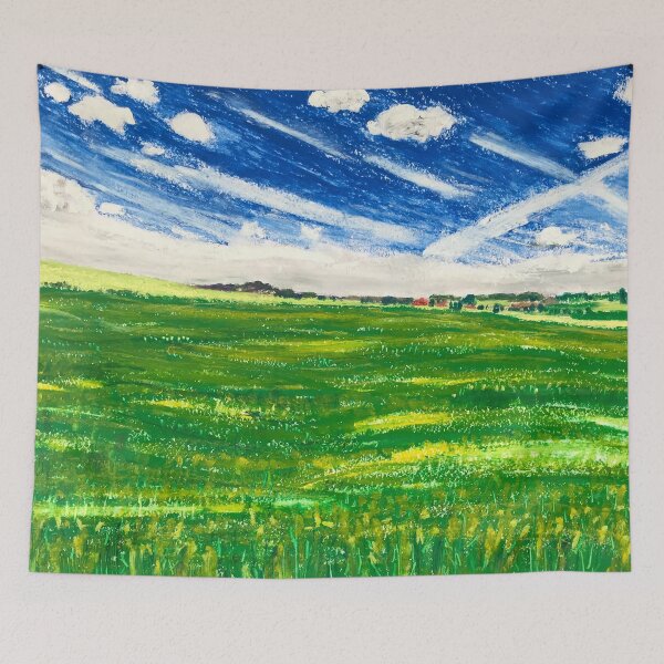 Item preview, Waves in Green Corn 48 designed and sold by Catherine Holland.