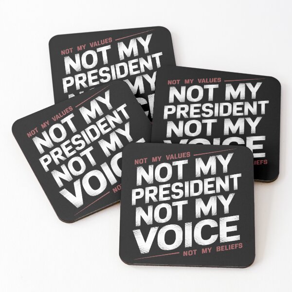 Item preview, Not My President Not My Voice - A great gift for those who boldly stand for their values and speak out against injustice! designed and sold by ZyziowskyArt.