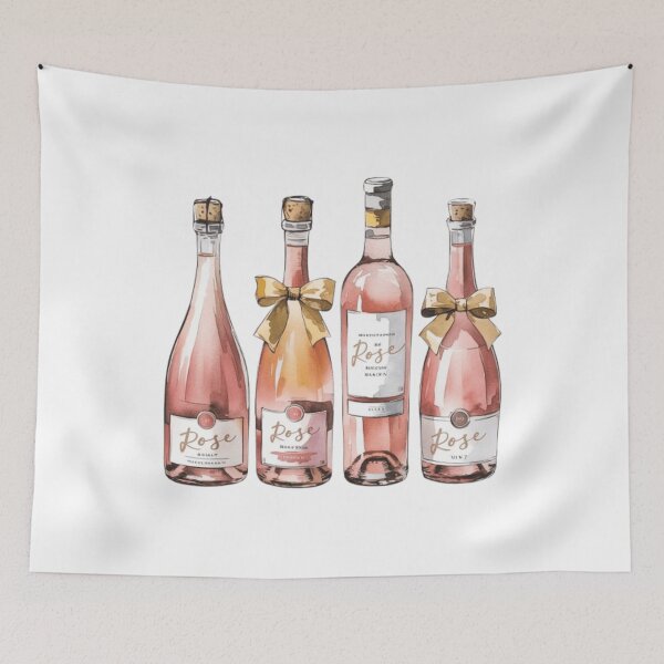 Item preview, Cute Watercolor Rose Bottles designed and sold by ArtQueen777.