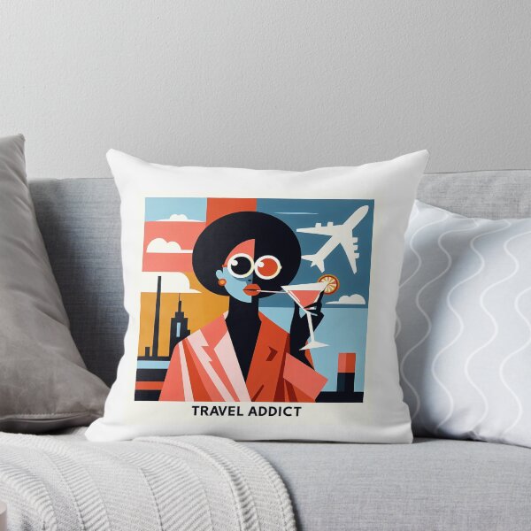 Item preview, Travel Addict – Surreal Minimalist Cubic Art designed and sold by OzzFrequency.