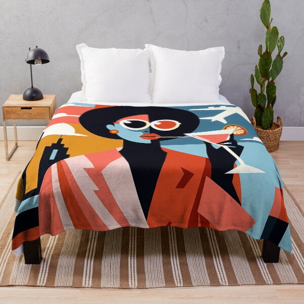 Item preview, Travel Addict – Surreal Minimalist Cubic Art designed and sold by OzzFrequency.