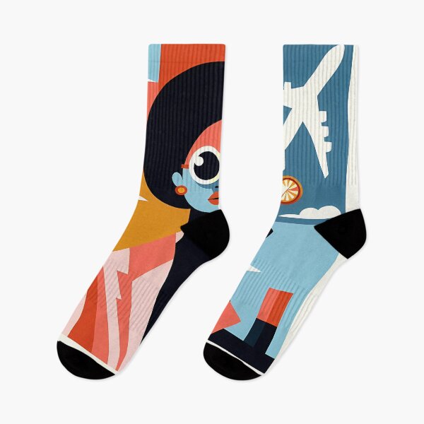 Item preview, Travel Addict – Surreal Minimalist Cubic Art designed and sold by OzzFrequency.