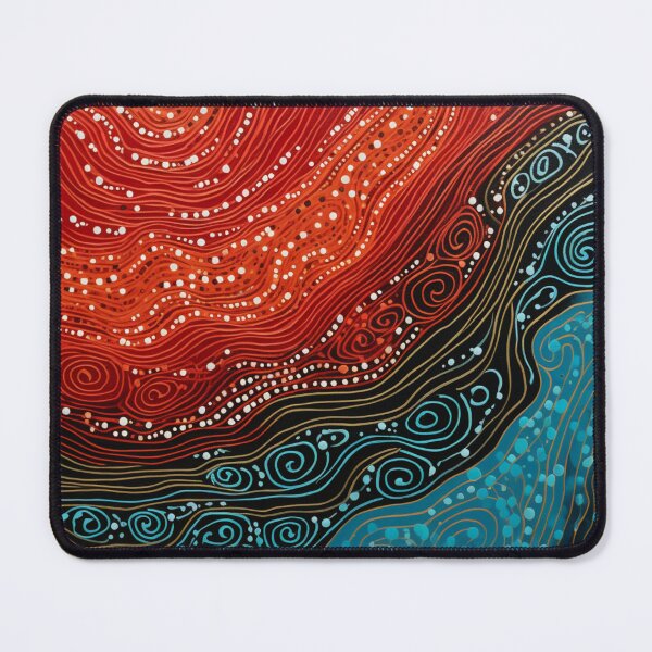 Item preview, Aboriginal Inspired Dot Art - Hot and Ice designed and sold by GrinGalore.