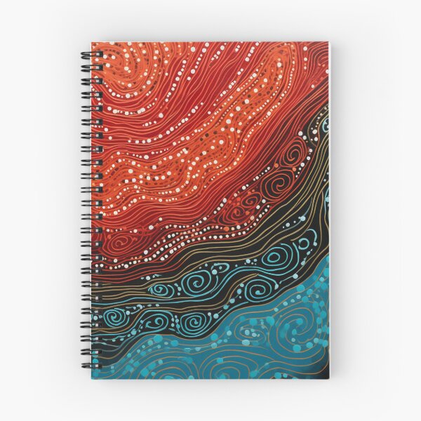 Item preview, Aboriginal Inspired Dot Art - Hot and Ice designed and sold by GrinGalore.