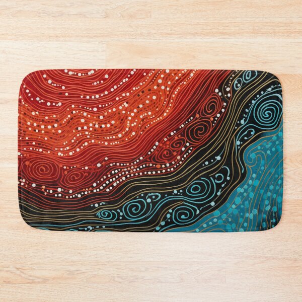 Item preview, Aboriginal Inspired Dot Art - Hot and Ice designed and sold by GrinGalore.