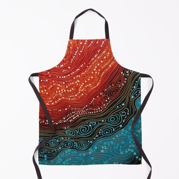 Item preview, Aboriginal Inspired Dot Art - Hot and Ice designed and sold by GrinGalore.