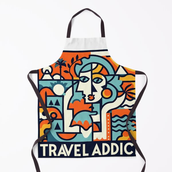 Item preview, Travel Addict – Surreal Minimalist Cubic Art designed and sold by OzzFrequency.