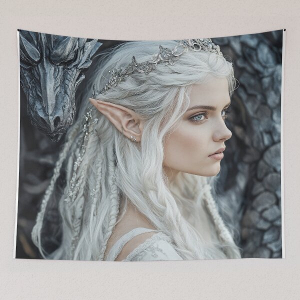 Item preview, Elara and Zephyr: Guardians of Eldoria designed and sold by LemurianPortals.