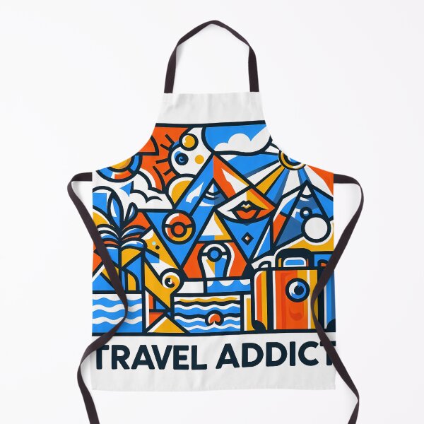 Item preview, Travel Addict – Surreal Minimalist Cubic Art designed and sold by OzzFrequency.