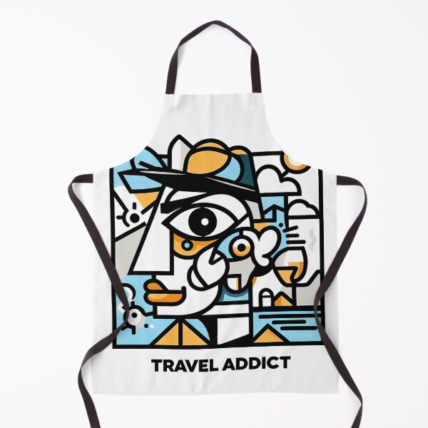 Item preview, Travel Addict – Surreal Minimalist Cubic Art designed and sold by OzzFrequency.